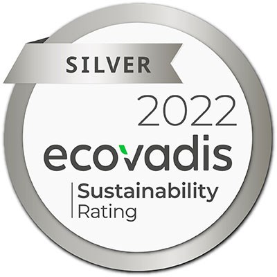 Ecovadis sølvmedaljelogo