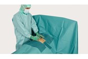 BARRIER Flex universalsett til abdominal oppdekking i bruk