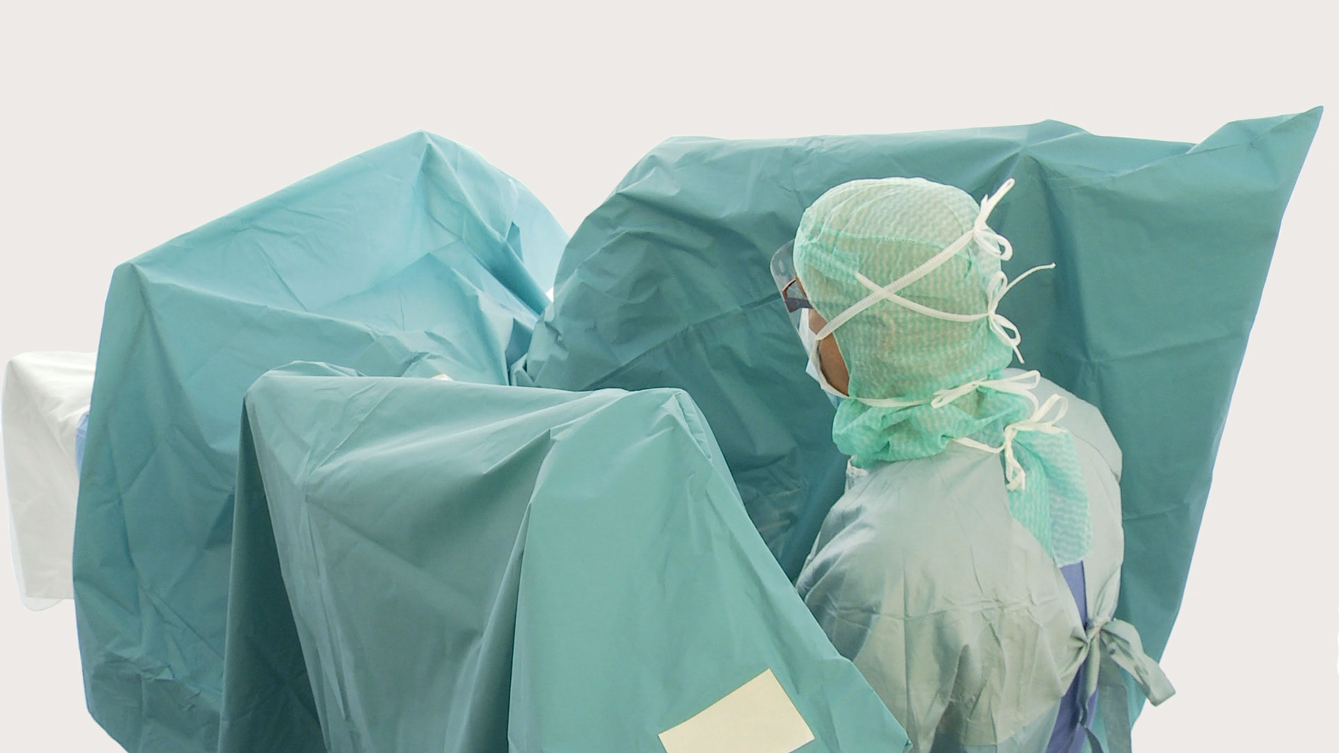 BARRIER urologioppdekking brukes under operasjon